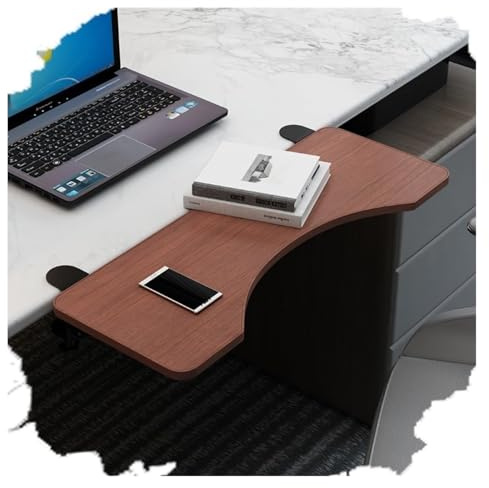 Sottopiano per tastiera con bracciolo regolabile, ripiano pieghevole per tastiera del computer con supporto per gomito, accessorio da scrivania salvaspazio per spazio di lavoro