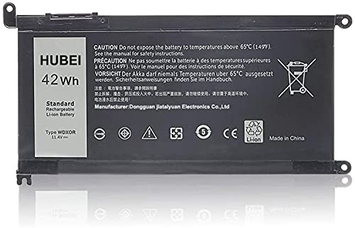 WDX0R WDXOR Sostituzione della batteria del laptop per Dell Latitude 3480 3580 3189 3379 Inspiron 15 5565 5567 5568 5578 5579 7560 7570 7573 7579 7580 7569 5368 5378 5379 Vostro 5468 5568(11.4V 42Wh)