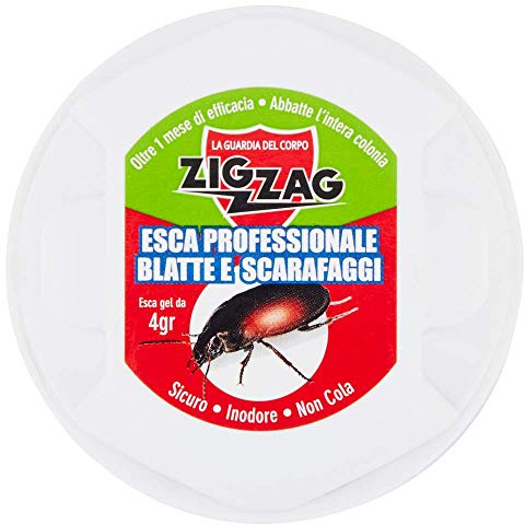 ZIG ZAG Cebo insecticida para cucarachas y cucarachas en caja de 4 gramos
