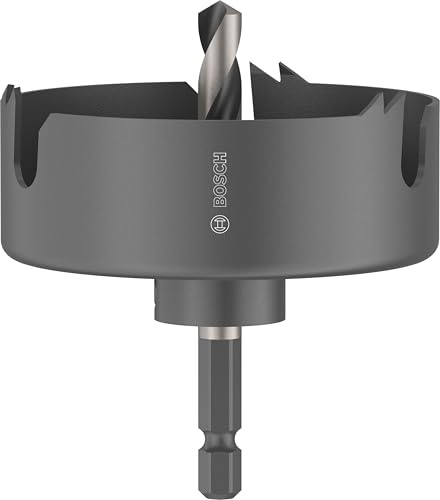 Bosch 1 sierra perforadora para madera y paneles de yeso (para paneles de yeso, madera blanda, diámetro de 70 mm, taladro profesional)