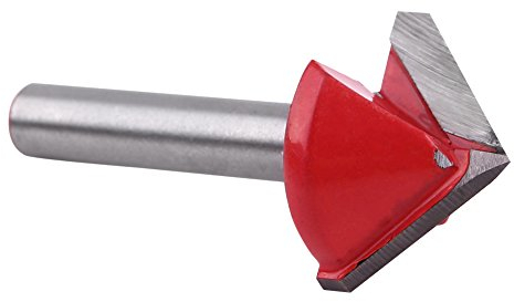 Wolfram IER Fräser für Holzbearbeitung - 8mm 90 Grad + Auto Vis 3D Fräser mit scharfer V-Nut 60/90/120/150 Grad, 6 mm