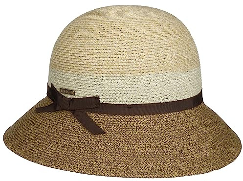 Stetson Contrast Brim Toyo Cappello Cloche Protezione UV 40+ Donna Primavera Estate
