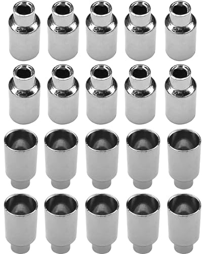 cyclingcolors 20x Stück Bowdenzug Bremszug Endkappe Endhülsen für Fahrrad Bremshebel MTB Mountainbike E-Bike BMX Ersatzteile