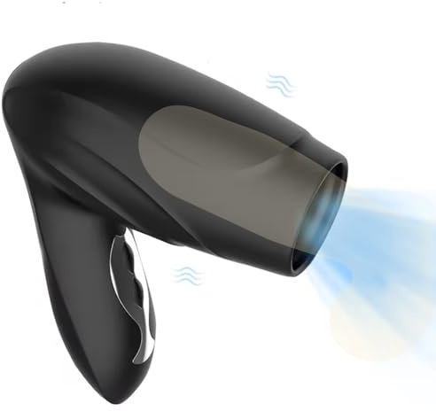 Guspiun Neu Elektrische Penispumpe für die Männer Vakuumpumpe Masturbator mit 10 Saugstufen und 10 Vibrationsmodi Penis Verlängerung Erektionshilfe Erotik Sexspielzeug 100% Wasserdicht