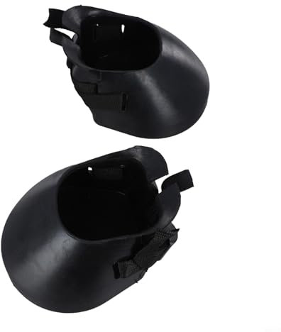 (2 Stück) Hufstiefel für Pferde, rutschfeste Hufstiefel aus Gummi, Hufstiefel aus Gummi, rutschfeste Hufschutzschuhe, Hufschoner, Schutzausrüstung und Trainingsausrüstung (M)