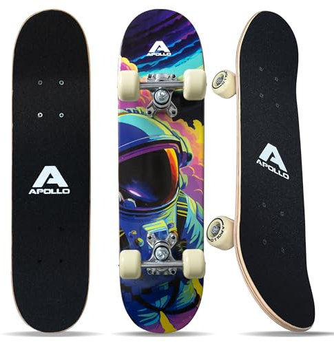 Apollo Skateboard - Astronaut - Kinderskateboard 61cm, ABEC 3