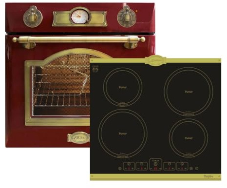 Kaiser Juego de cocina EH 6355 RotEm+KCT 6195 IEm 60 cm, horno eléctrico, autosuficiente, 79L, horno empotrable, 8 funciones+placa de inducción empotrable, 60 cm