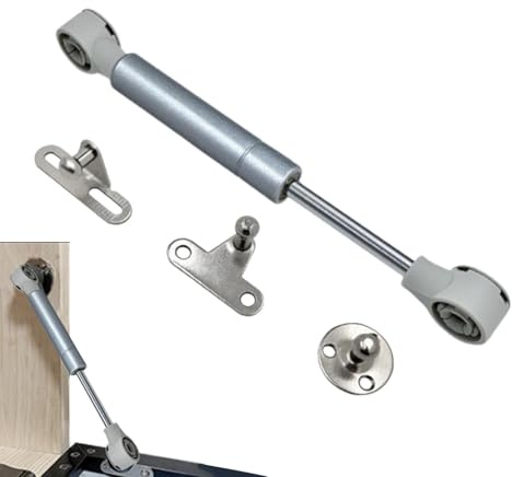 Air Strut gs Hinges - Furniture Cabinet Door Stay, Retractable Pneumatic gs Springs | Smooth and Dependable durble 80N/17.6lb to 150N/33lb Cabinet Door Support for Open Down Doors