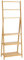 kleankin Porte-Serviettes Pliable sur Pieds Porte Serviette Salle de Bain avec 3 Barres de Suspension et 3 étagères en Bambou, 53 x 30,5 x 152 cm, Bois Naturel