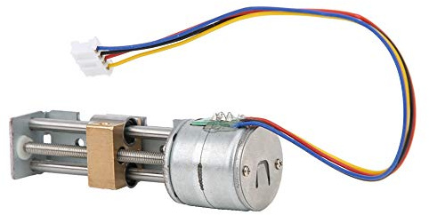 aqxreight Mini Linearer Schraub Stepper Motor 2-Phasen 4-Draht für -Projekte und Kleine Schieberegler 20mm