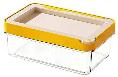 Butter Cutter, Cutter and Storer, Airtight Cheese Container with Lid, Butter Storage Box, for Kitchen and Household and Worktop, Refrigerator, Bar, Hotel, Camping