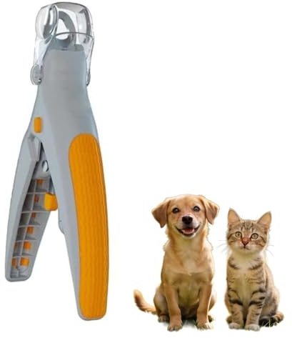 Pet Nail Clipper with LED Magnifying Glass Grooming Tool for Cats Dogs Care Trimmer Lightweight Portable Replaceable