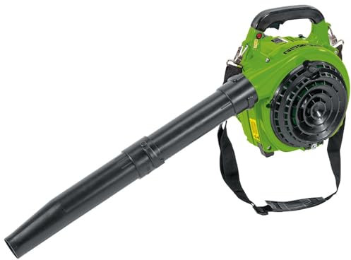 Draper 2-in-1 25.4cc Petrol Leaf Blower | 7500rpm Speed 2-Stroke Engine | 30L Collection Bag Garden Vacuum Cleaner | 270km/h Air Speed Blower| Gardening Tool | 32301