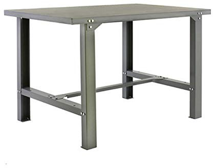 Simon Rack Banco da lavoro per officina, capacità di carico 600 kg, 830x1200x730 mm, Tavolo da lavoro fai da te, Grigio - BT6