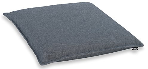 H.O.C.K. Caribe Outdoor Sitzkissen 45x45x4 cm – Wetterfestes Stuhlkissen mit UV-Schutz (Lichtechtheit 7) – Wasserabweisende Gartenstuhl-Auflage – Abnehmbarer Bezug & Waschbar (blau)
