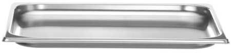 HENDI Gastronormbehälter, sehr robust, 1,5L, GN 2/3, (H) 20mm, Edelstahl | Geeignet für Chafing Dishes, Bain-marie, Backöfen, Gefrierschränke, temperaturbeständig von -40° bis 300°C, 354x325mm