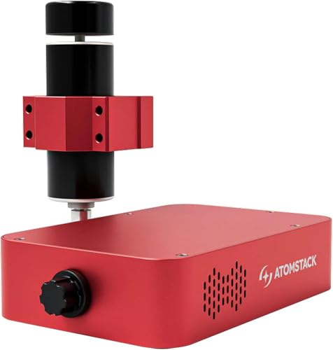 AtomStack CNC Spindelkit 500W für CNC-Fräsmaschine C4 Pro – Professionelles Zubehör mit leistungsstarkem 500-Watt-Motor für präzises Fräsen, Gravieren und Schneiden von Holz, Acryl und mehr
