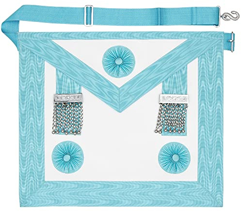 Masonic Crafts Regalia Master Masons MM Läderförkläde