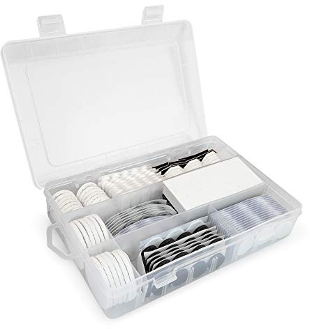 Mixed Self Adhesive Felt & EVA Pads Case - 270 Pieces - Reduce Noise on Drawers, Cabinet Doors - by Lifeswonderful