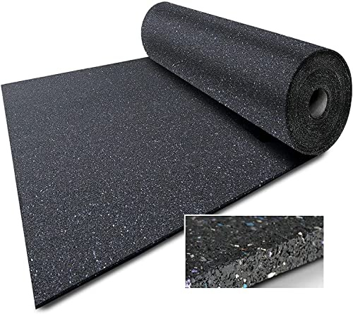 Floordirekt Stallmatte aus Gummigranulat | Stallboden | Leichte Verlegung & rutschfestes Liegen | Entlastung von Gelenken & guter Halt (Stärke: 1,0 cm, 500 x 125 cm)