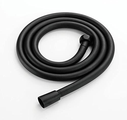 PVC Schwarz 1,5 m Brauseschlauch G1/2 Handbrauseschlauch Bad Dusche Zubehör Sanitärschläuche-1M