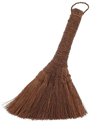 Escobilla 1Uds Pequeño Batidor Natural Escoba Barrido Mango De Mano Escoba Asiático Tailandés Plumero Batidor De Maíz De De para Limpiar Escritorio