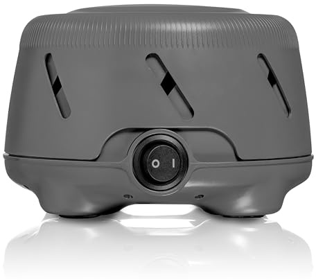 Yogasleep Dohm Uno (Charcoal) White Noise Sound Machine, Fan-Based Natural Pink Noise For Office Privacy, Sleep Aid & Meditation. Adjustable Volume, Noise Canceling For Travel, Baby & Adults (UK Plug)