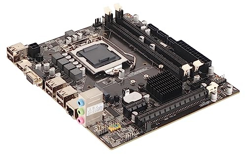 Akozon H55 Desktop-Computer-Motherboard SATA-Mainboard Dual Channel DDR3 1066 1333 1600 für I7 I5 I3Desktop-Zubehör LGA 1156 USB3.0 I3 Pentium