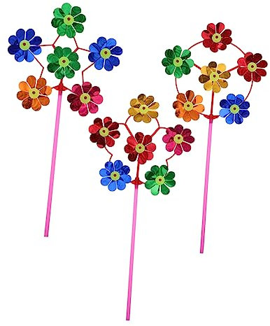 SAFIGLE 25 Stück Cartoon Windmühlenspielzeug Kinderwindrad Gartenparty Deko Windrad Mit Buntem Kunststoff Langlebig Kinderfreundlich