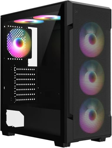 MW Gaming PC Air 7 • Ryzen 7 5700x • RTX 5070 12GB DDR7 • B550 Motherboard • 32GB 3200MHz • 1TB NVME SSD • 100 Air Black Mesh RGB Gaming PC • 1200 Mbps WiFi + Bluetooth • Windows 11