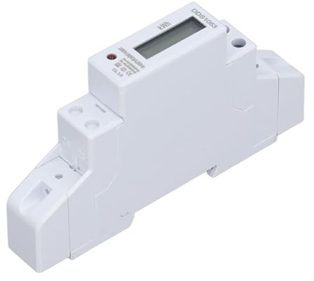 Einphase -Energiemesser 1p DIN Rai Power Volt Digital Tester LCD Display 5 (50) A 230 V
