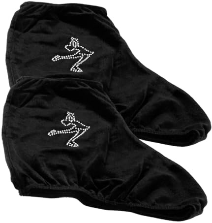Milisten Fundas para Patines De Hielo Cubierta De Zapatos De Patinaje sobre Hielo Protectores para Botas De Patinaje Artístico Material Flexible Y Cómodo 9.05 X 6.88 Pulgadas 1 Par