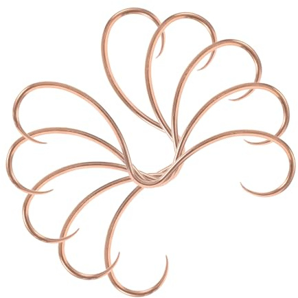 Didiseaon 5pièces Lot de Anneaux de Nez Acier Inoxydable pour Piercing Septum Bijoux Uniques pour Barbe et Moustache Adaptés Hommes et Femmes