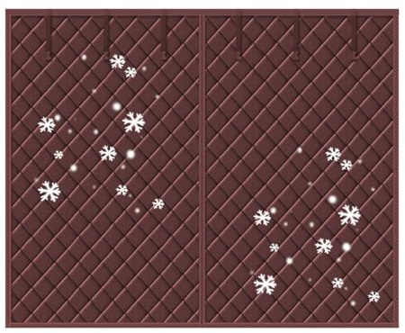 Garage Door Screen for Winters, 183-549cm Magnetic Thermal Insulated Garages Cover Curtain, Garage Door Insulation Kit, Blackout Blanket for Soundproof Privacy(Brown,W9xH7ft/274x213cm)