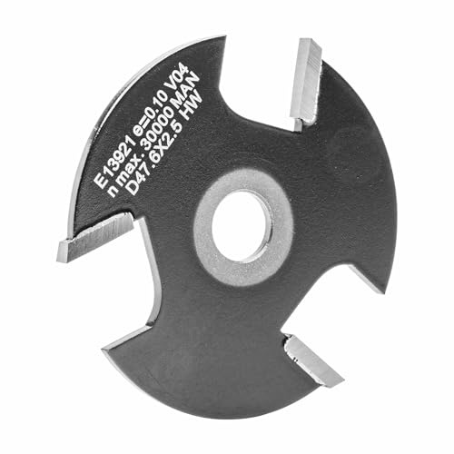 ENT 13921 Scheibennutfräser HW, Schaft (S) 8 mm, Durchmesser (D) 47,6 mm, NL 2,5 mm, Z3