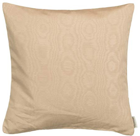 Brandsseller - Damast - Dekokissen/Zierkissen/Couchkissen/Sofakissen/Mit Füllung - Größe: ca. 40 x 40 cm - Farbe: Taupe-Beige