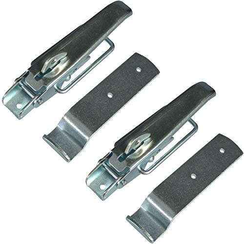 2x Exzenterverschluss 210mm mit Halter Spannverschluss PKW Anhänger Bordwandverschluss abschließbar