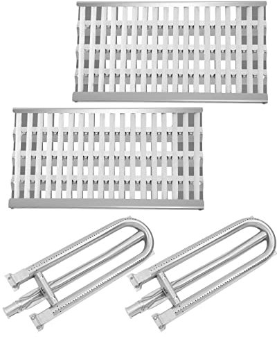 Clivimi Keramikstab Strahlschale für DCS BBQ Grills 27DBQR, DCS 36 BGB36-BQARL, DCS 48 BGB48-BQARN, Gasgrill Ersatzteile, Edelstahl Grill Heizelement Heizplatten Schild Grill Brenner Briketschale