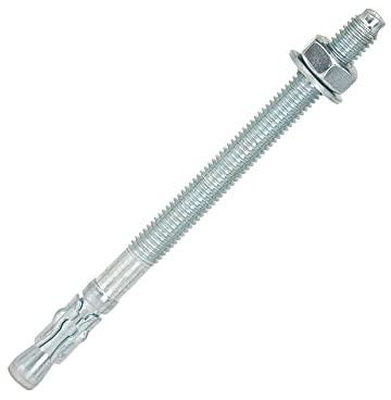 Isolbau Bolzenanker - Schwerlastanker aus verzinktem Stahl mit ETA Zulassung, Option 7 - M8 x 115 mm, fixierbare Dicke: 57 mm - 200 Stück