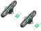 Greluma 2 Pz 30A 6-10 Gauge AWG Portafusibile in linea ANL MANL con fusibile da 2 pezzi 30A