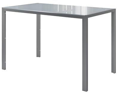 Vicco Esstisch Grand, Grau, 120 x 75 cm