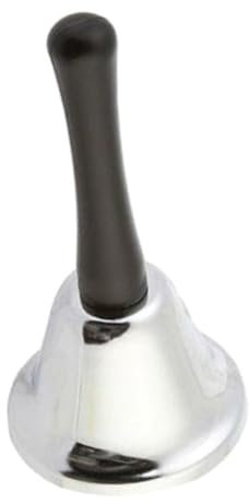 Cabilock Handglocke Aus Metall Weihnachtsglocken Drücken Der Klingel Glocke Beantworten Servicerufklingel Servicethekenklingel Empfangsglocke Tee-Dinner-Glocke Mahlzeitglocke Hotelklingel