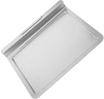 Alipis Leccarda da Forno 15L in Ferro 11X9X0.87 Vaschetta Raccogligocce per Cottura E Grigliatura Vassoio per Olio E Briciole Uso Domestico