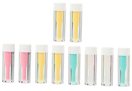 Aplicador Portátil de 10 Lentes Piezas de Contacto de Silicona | Removedores E Insertadores para Lentes Esclerales, Uso Seguro y Cómodo, Diseño Práctico para Manipulación