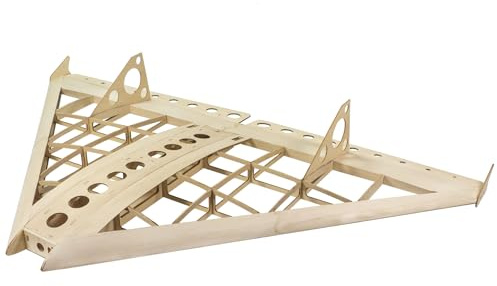 Sunydog Ferngesteuerter Segelflugzeug-Bausatz, Aerodynamisches Design, Einfache für Anfänger und Enthusiasten, Holz, 1000 Mm Spannweite (-1)