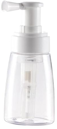 Gcljlmy Nachfüllbare Friseur-Puder-Sprühflasche, 140 ml, leichte Friseur-Sprühflasche für Schönheitssalons auf Reisen (Klar B)