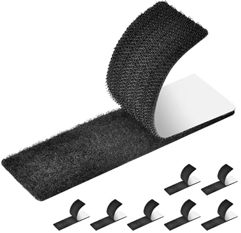 Artibetter 8 Pièces Bande Auto-Agrippante Double Face Pastilles Adhésives Pour Tapis Et Draps Fixation Antidérapante Pour Canapé De Tapis Surfaces Lisses 3.94 X 1.97 X 0.16 in