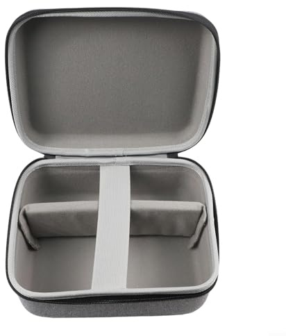 Étui de protection pour projecteurs XGIMI MoGo 4 et Play6 – Sac de transport rigide – Organiseur résistant à l'eau avec poignée – Gris 24 x 19 x 11 cm