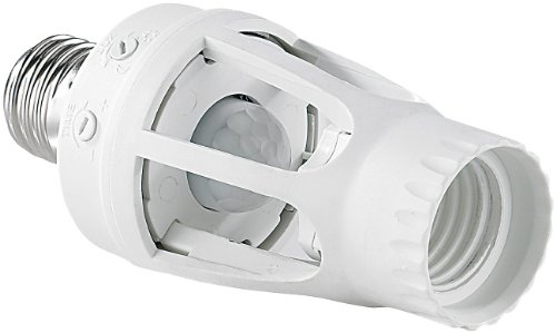 Lunartec E27 Bewegungsmelder: Lampenfassung mit 360°-PIR-Bewegungssensor, E27 (Lampenfassung mit Bewegungsmelder, Fassung mit, Birne)