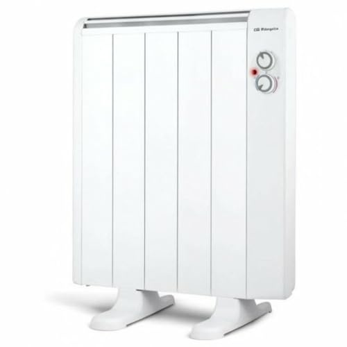 Orbegozo RRM 810 – Emisor térmico sin aceite, 5 elementos, 800 W, 2 niveles de potencia, color blanco
